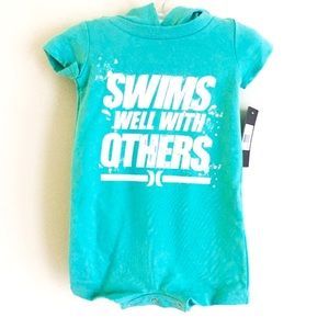 LAST 1!!! SALE Hurley Say What Romper Baby
